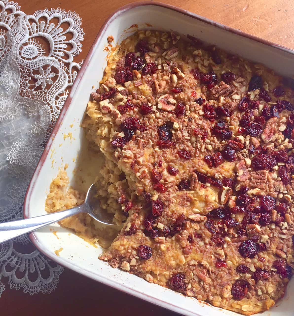 acorn squash baked oatmeal