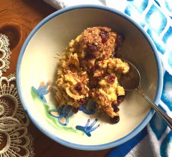 Acorn squash oatmeal