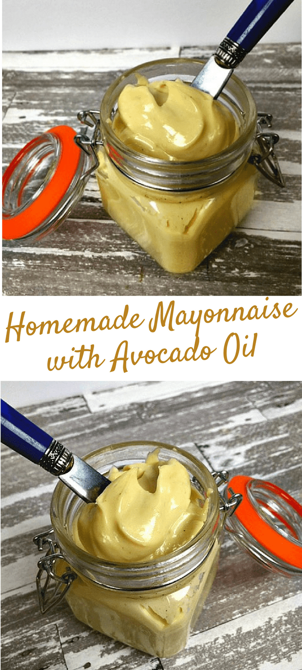 Homemade Mayonnaise wit h Avocado Oil