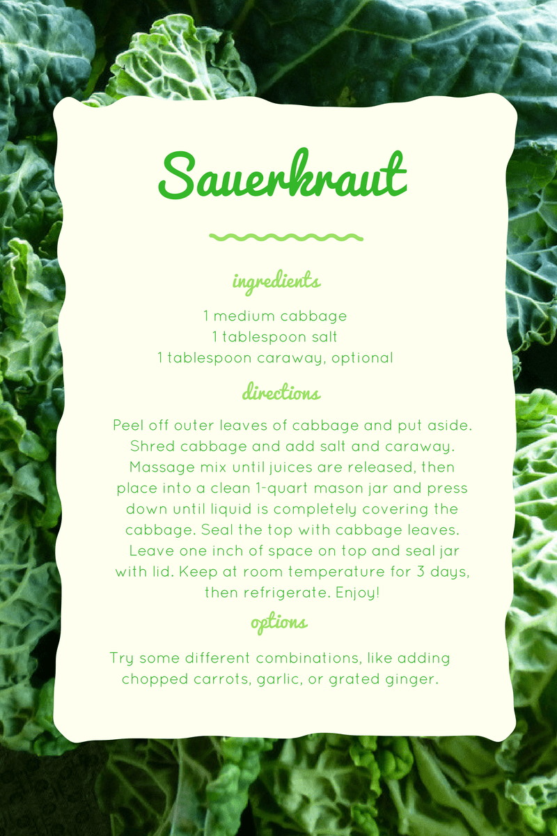 fermented sauerkraut
