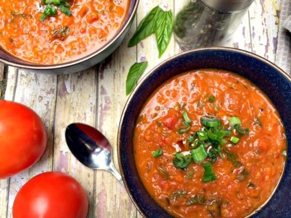 roasted tomato basil soup