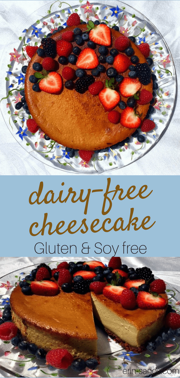 Dairy-free cheesecake