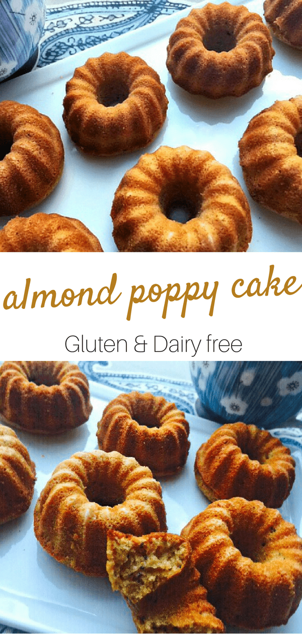 Gluten Free Almond Poppy Cake
