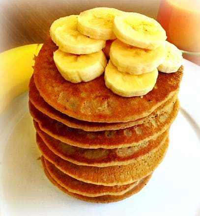 blender banana oat pancake