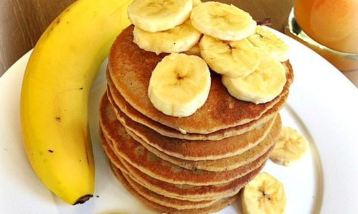 blender banana oat pancake