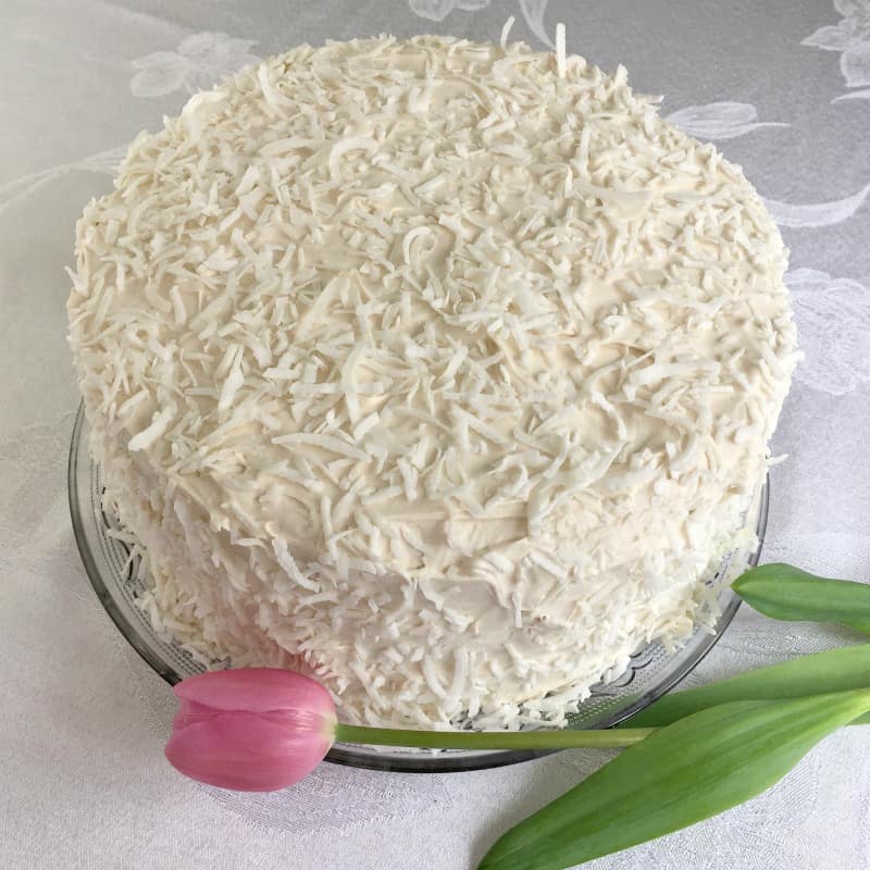 Coconut Custard Cake