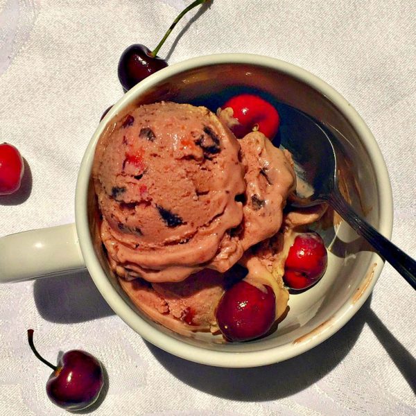 Dairy-free Cherry Ice Cream