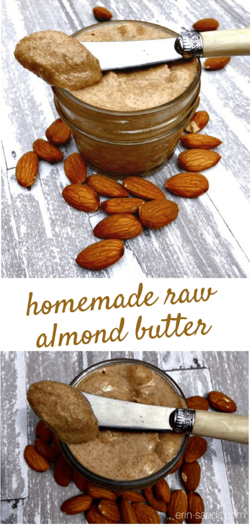 Homemade Raw Almond Butter