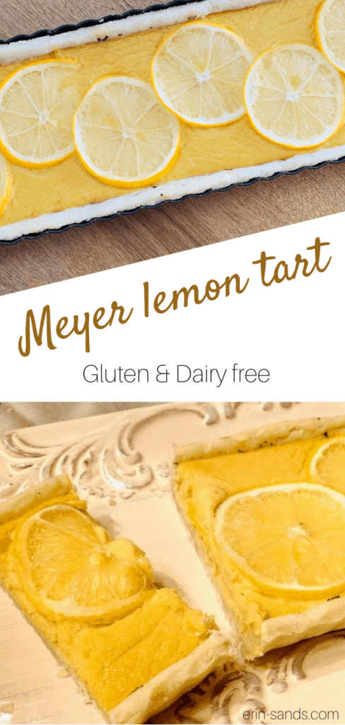 Meyer Lemon Tart Gluten/Dairy Free